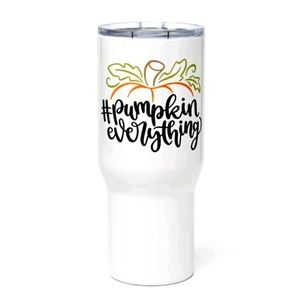 Pumpkin Everything Travel Mug with Handle 25 oz